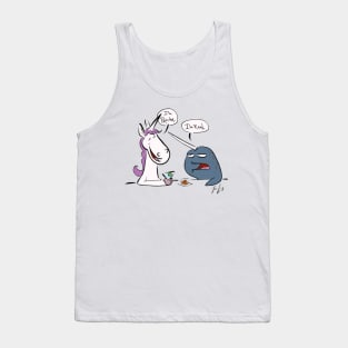 Unicorn Vs Narwhal Tank Top